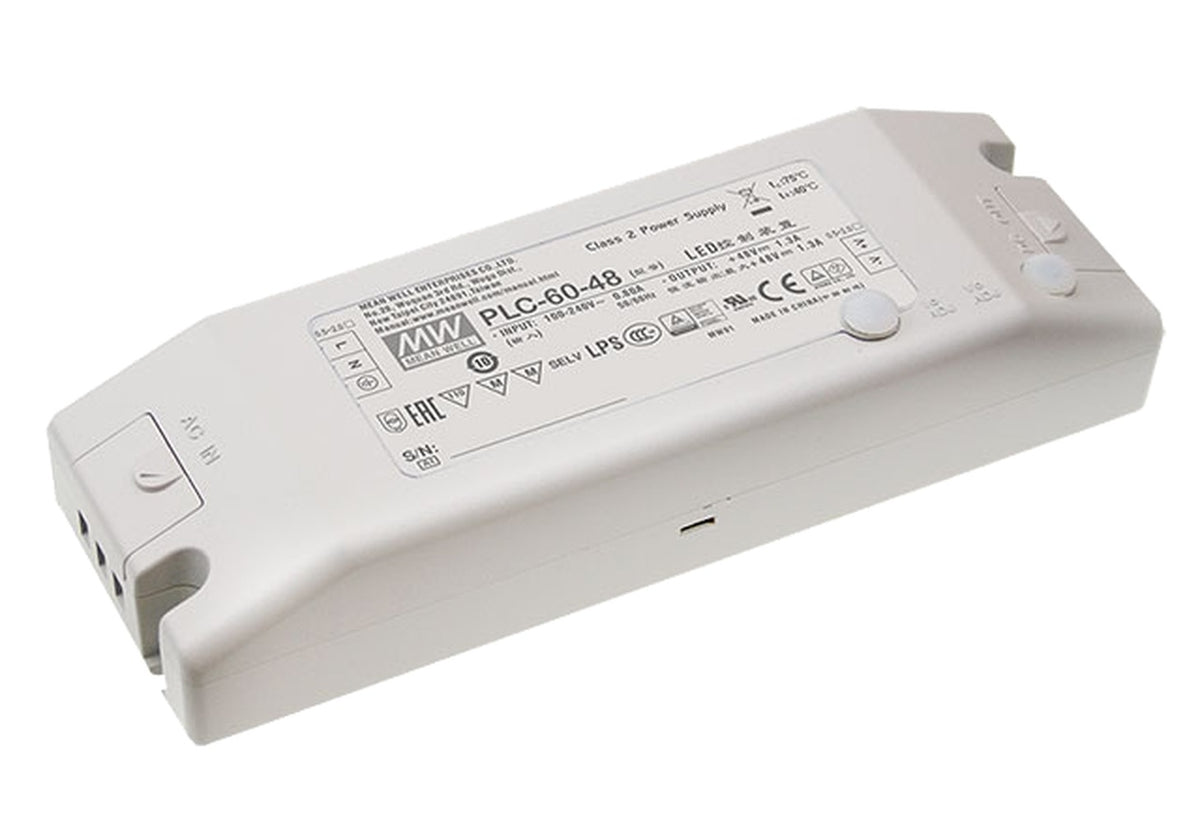 Driver LED plástico voltaje PFC 60W PLC-60 - 20V