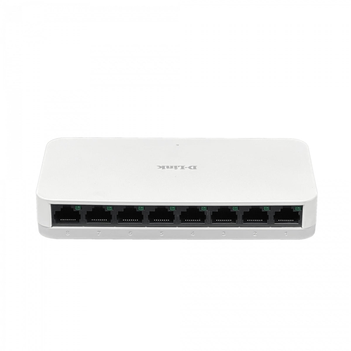 DGS-1008A D-LINK Conmutador de Escritorio No Gestionable de 8 Puertos Gigabit 1000Mbps, No Montable en Rack, incluye Fuente 5V 1A