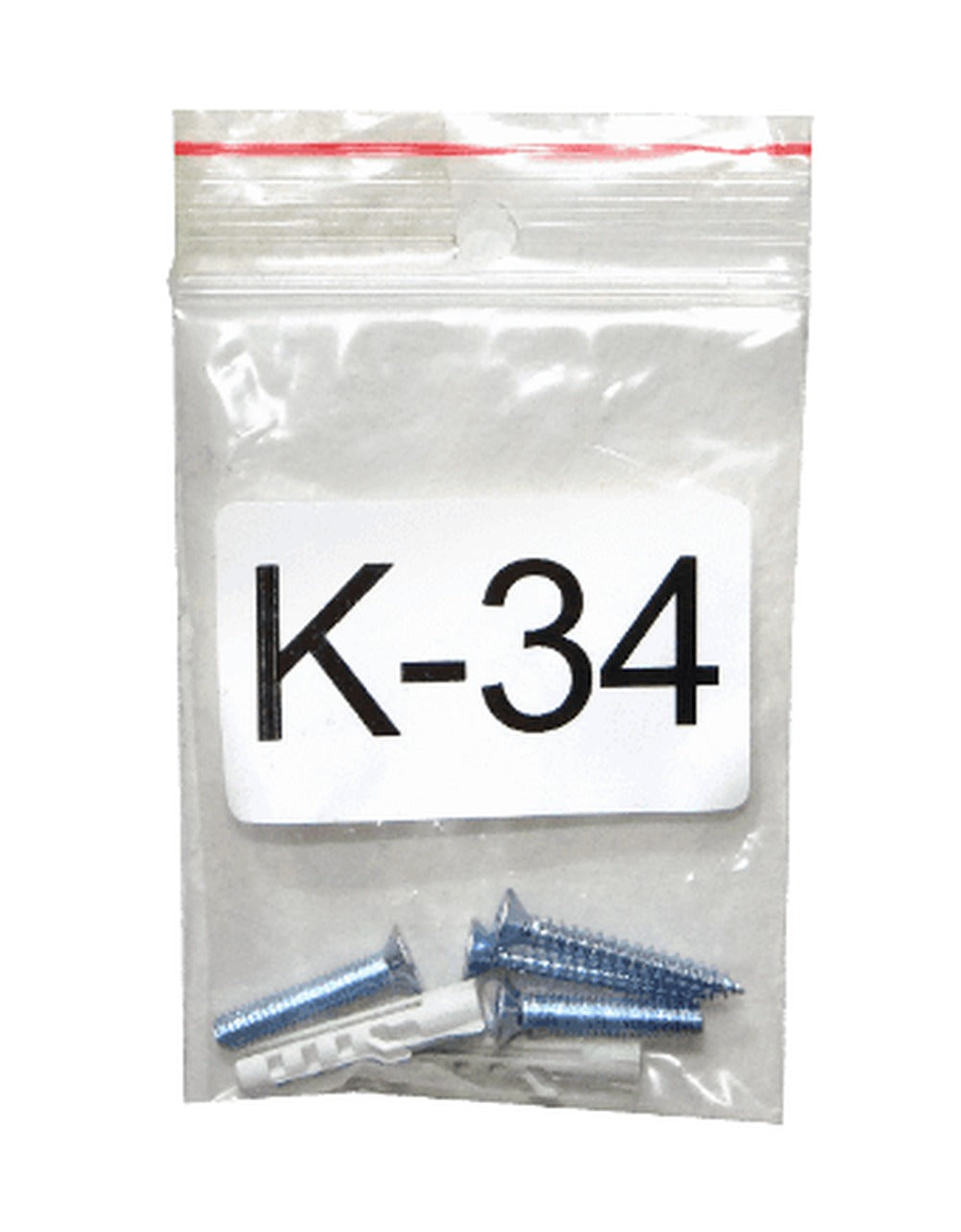K34. Paquete MKTK con 2 anclajes de 5mm y 4 pernos incluido en Mikrotik RBCAP-2ND