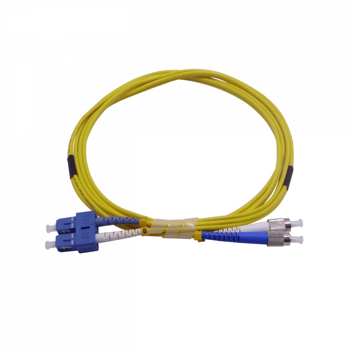 JFSCF2 2metros SC-FC MONOMODO SM DUPLEX LATIGUILLO CABLE FIBRA OPTICA 9/125um 3.0mm