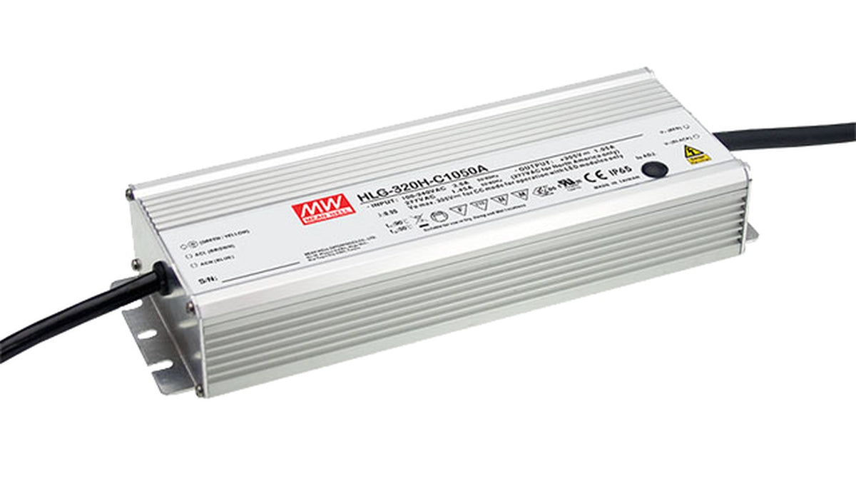 Driver LED carcasa metálica corriente opcional DALI 320W HLG-320H-C - D2 - Smart Timer / Programable - 2100mA (comúnmente usado)