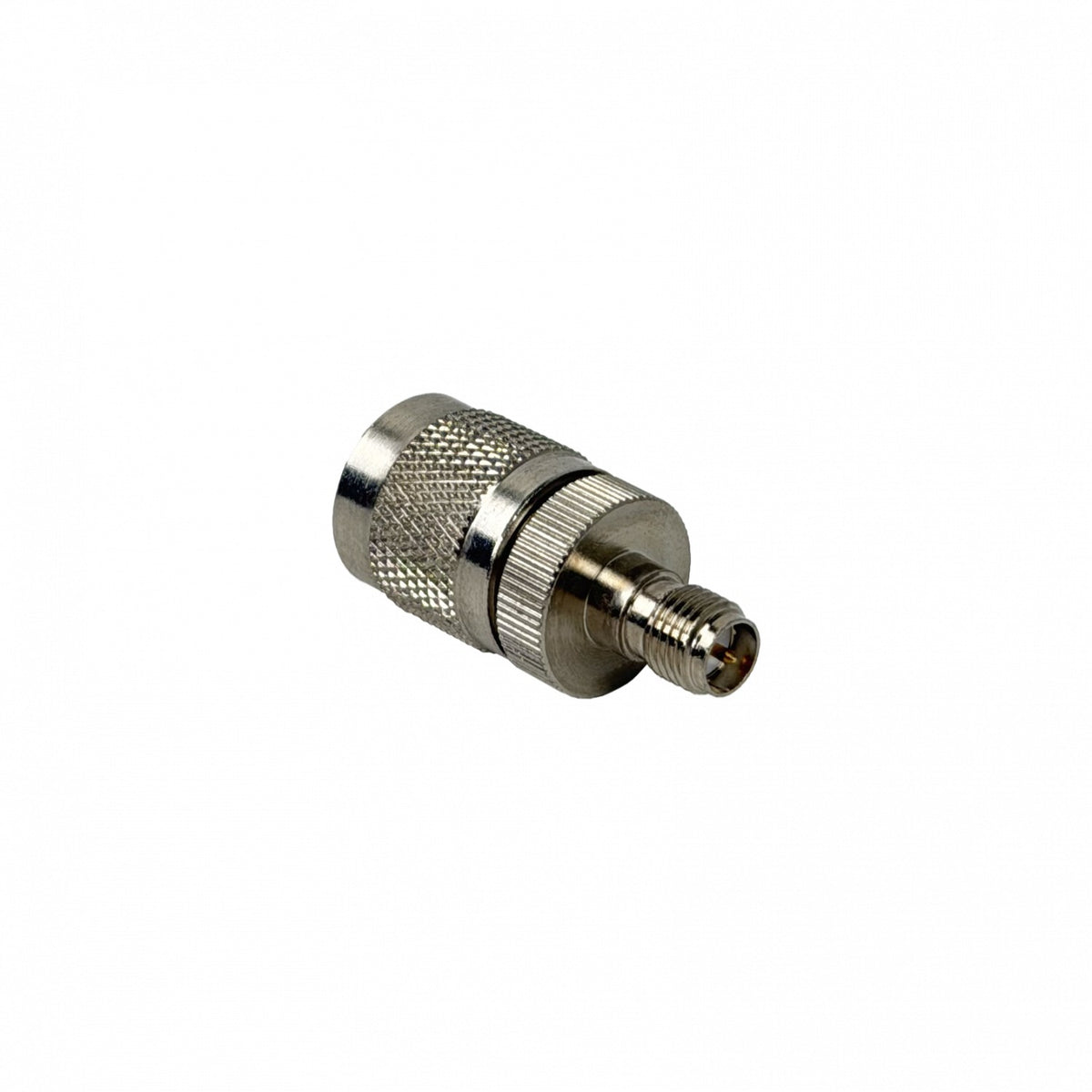 ZMRH Adaptador coaxial acoplador de RP-TNC macho a RP-SMA hembra