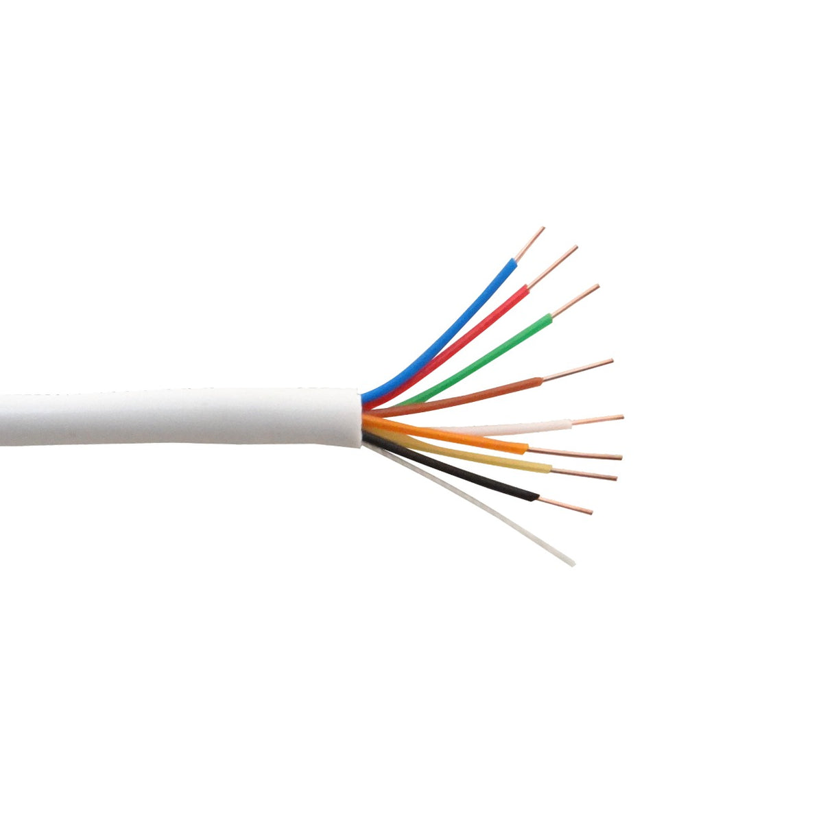 J100-8 100mt 8C Alambre 24AWG Telefonico 4-Pares Redondo Aleacion CCA 8x0,5mm