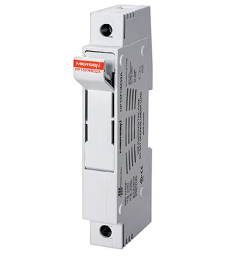 Portafusible Mersen HelioProtection®10/14x85 mm, 1500V DC, 32A max. 1P para aplicaciones fotovoltaicas