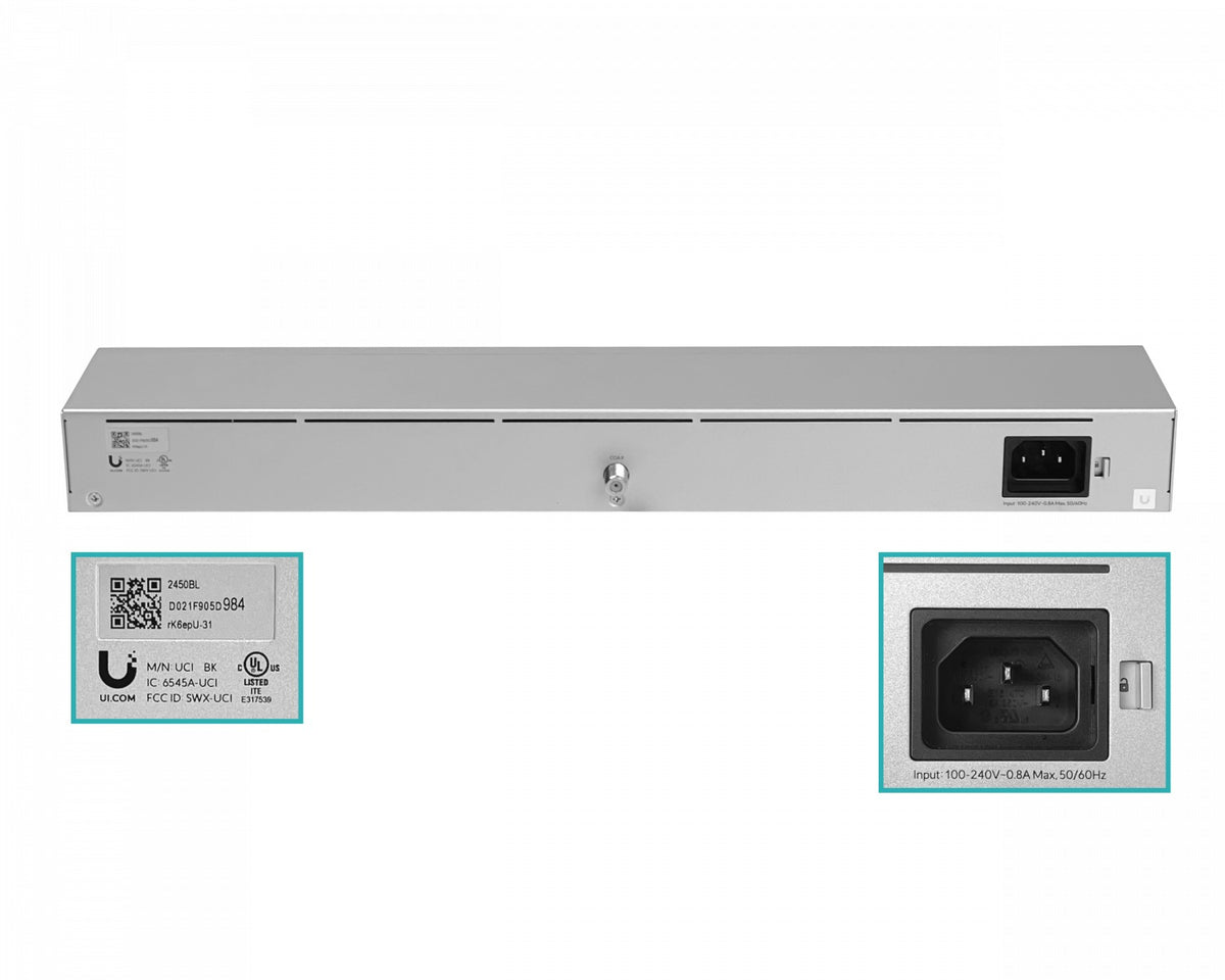 UCI UI Modem de Cable Multi-Gigabit 1-2.5GbE 1-DOCSIS BT 220VAC UBIQUITI