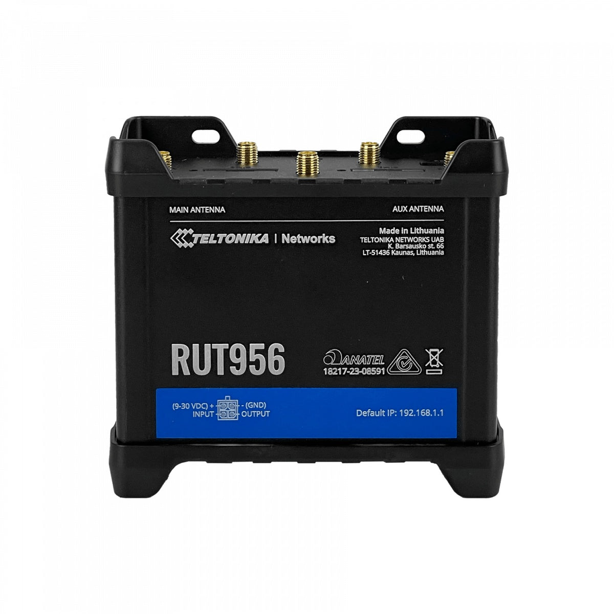 RUT956 TELTONIKA Enrutador 4G/LTE Doble SIM GPS con Puertos RS232/485 3 Antenas SMA 2 RP-SMA 3 LAN 1 WAN