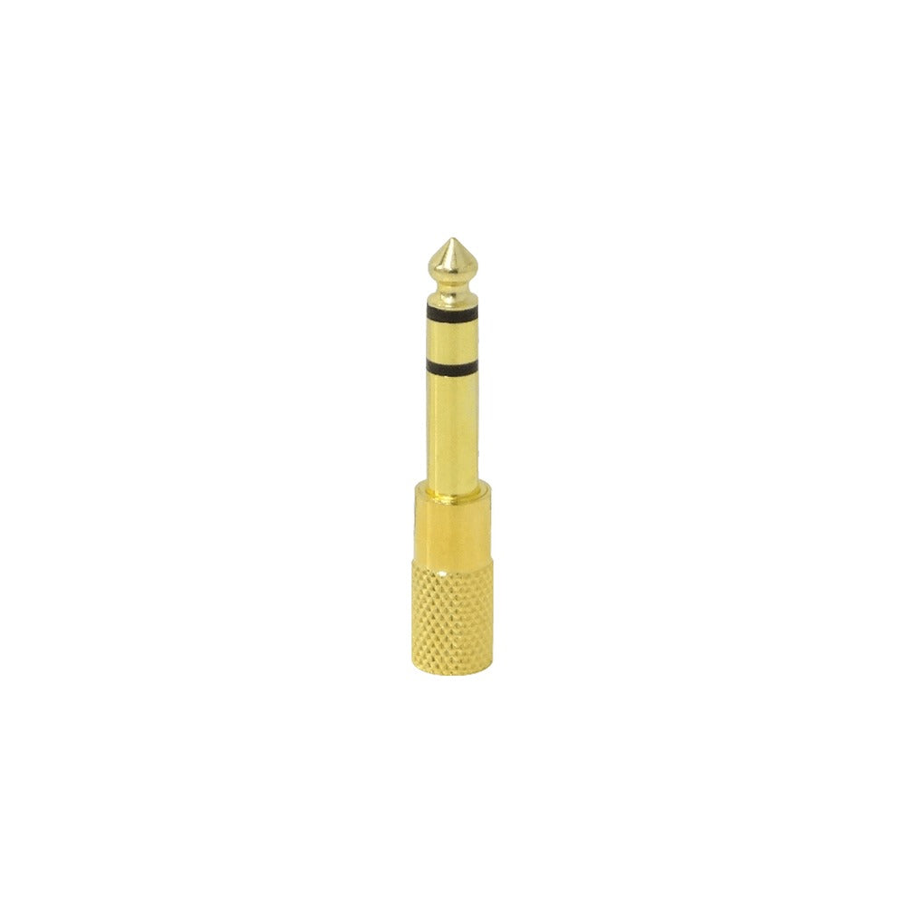 ASM35 Adaptador Acoplador Estéreo de Audio Plug 3,5mm Hembra a 6,35mm Macho (1/8" a 1/4")