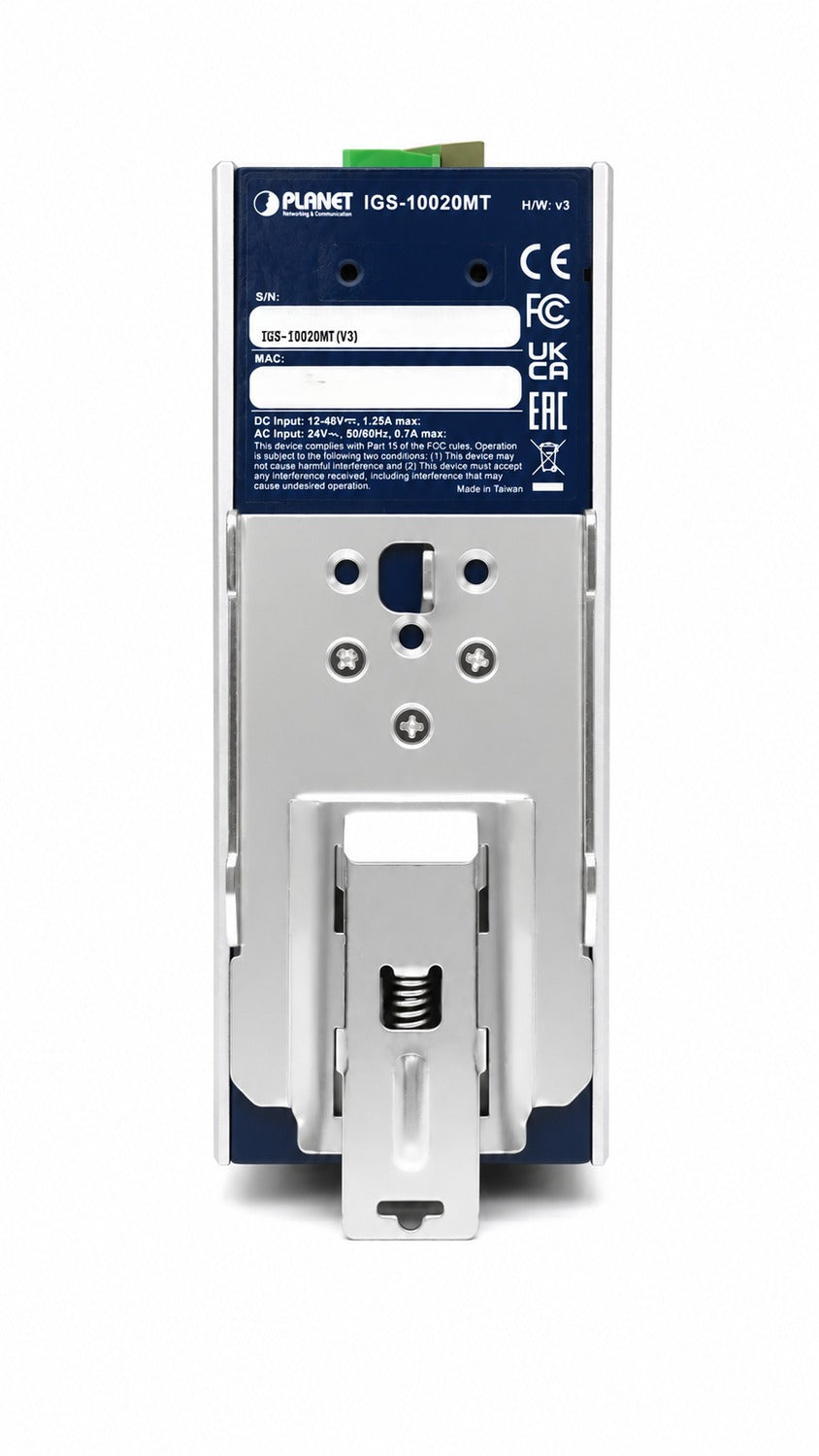 Switch Gigabit Administrado Industrial de 8 Puertos 10/100/1000T + 2 Puertos 1G/2.5G SFP (-40~75 Grados C)