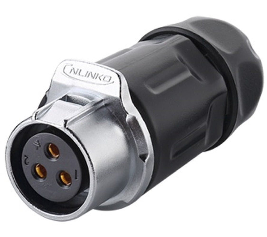 Conector Serie LP-20 Hembra 3 Pines Conector Bloqueo CNLINKO