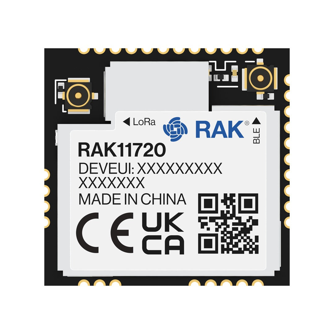 RAK11720 Ambiq Apollo3 Blue SX1262 LoRa Bluetooth Module RAK11720 - Sin IPEX