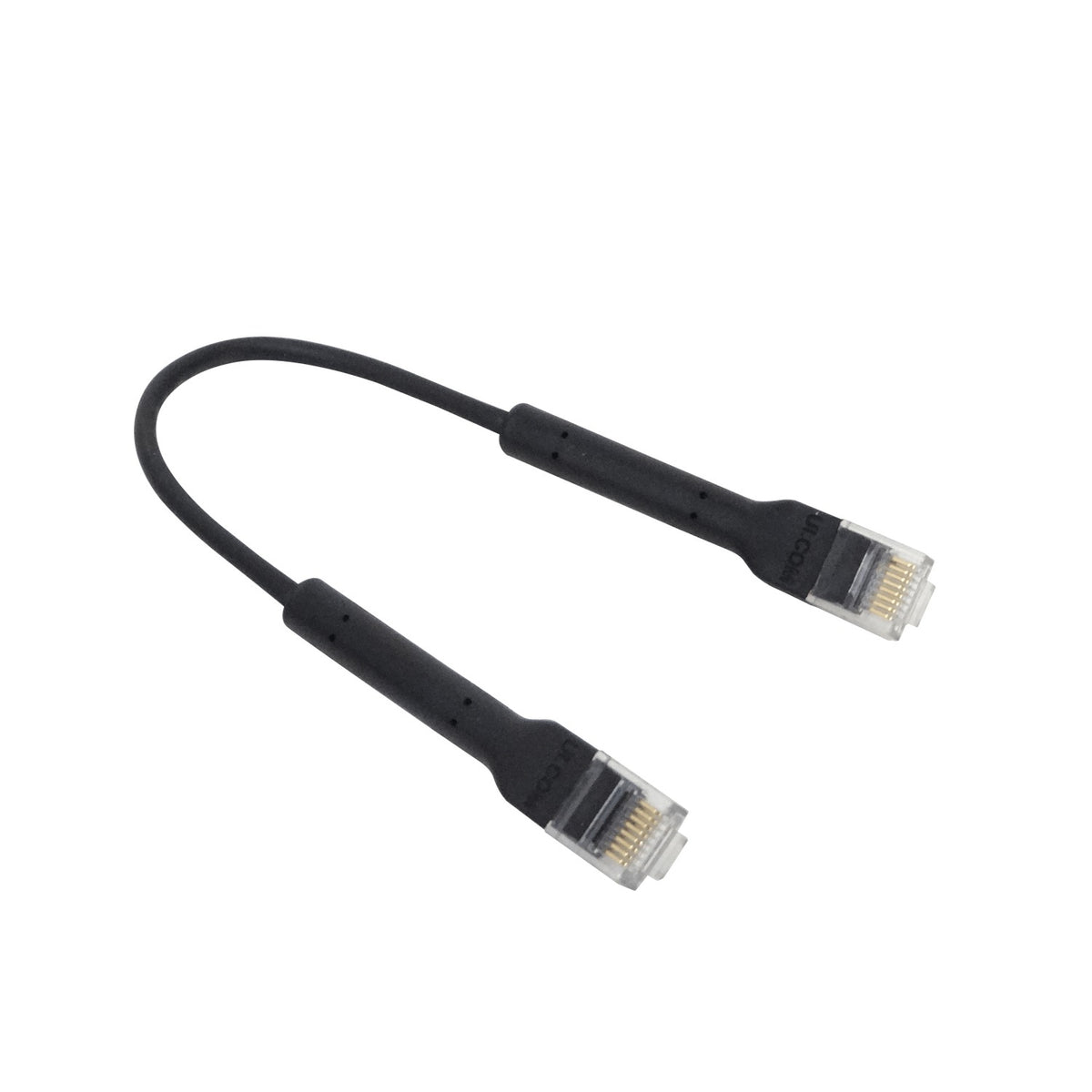 NUP-01. UI Negro 10cm Cable Cat6 RJ45 0,1mt U-Cable-Patch-RJ45-BK U-CABLE-PATCH-RJ45-BK-50 UBIQUITI