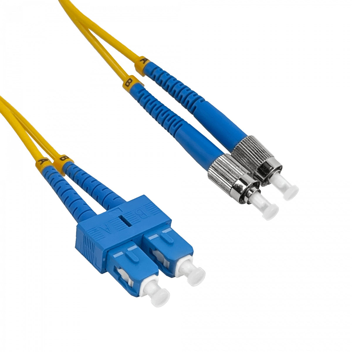 JFSCF5 5mt SC-FC MonoModo SM Duplex Jumper Cable Fibra