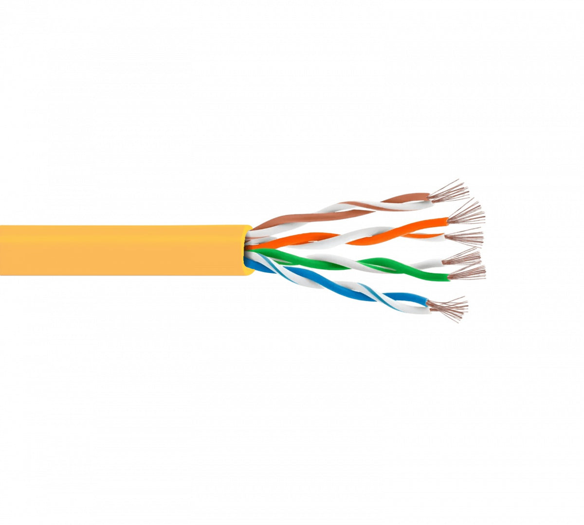 CPM-75L LINKMADE 7,5MT CAT5E AMARILLO LSZH CABLE DE PARCHEO MOLDEADO MULTIHILO 7.5