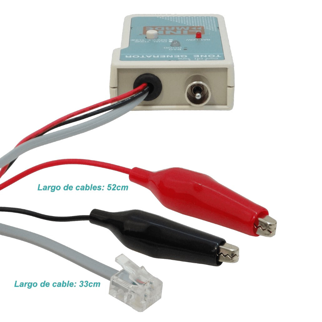 TL-103 LINKMADE Zumbador para Rastreo de Cables Sin Pilas