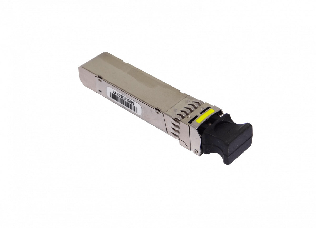 S+C55DLC10D Transceptor MIKROTIK SFP+ 10G monomodo 1550nm para 10km con 2 conectores LC y DDM, compatible con CWDM-MUX8A, unidad individual