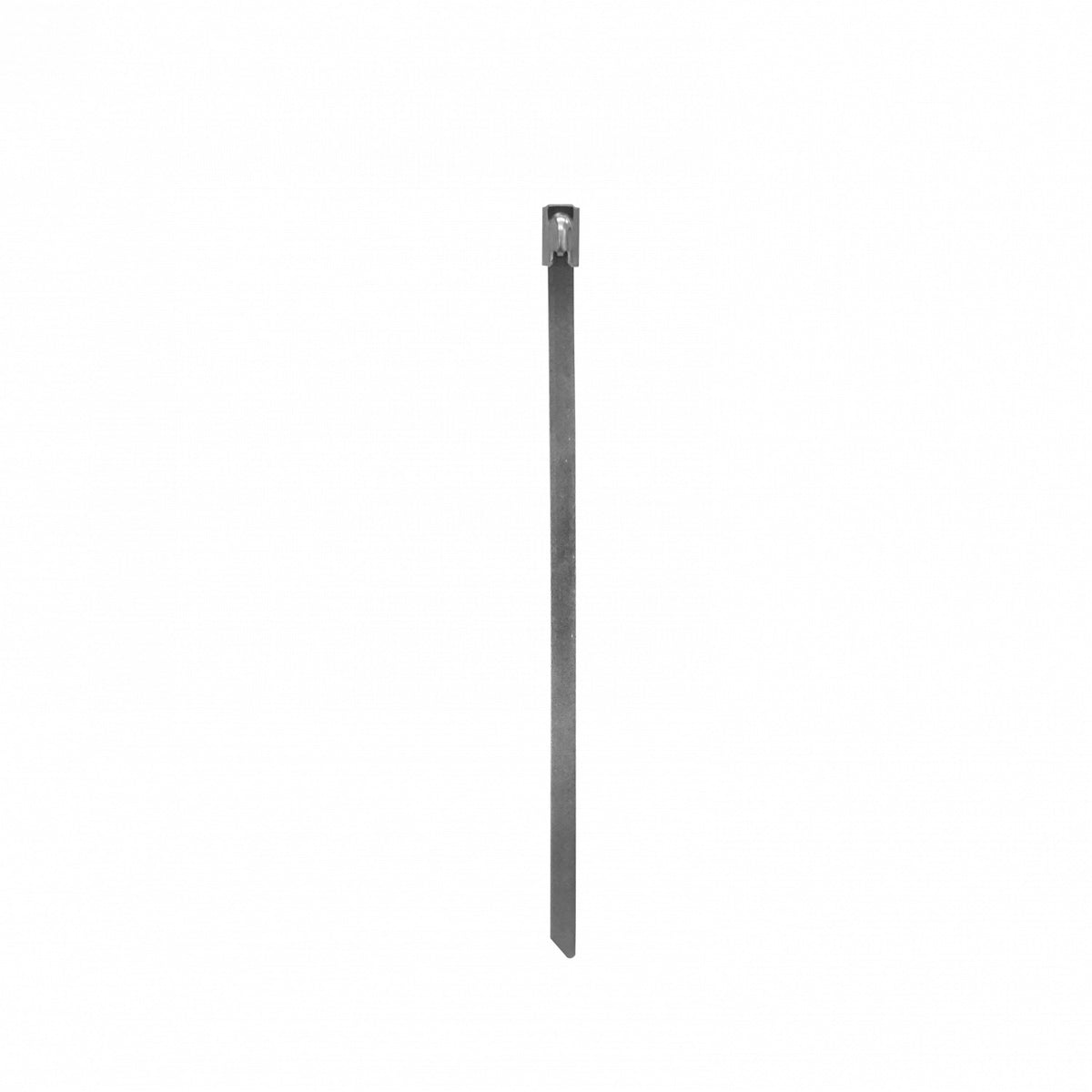 AMOX-1 Paquete de 100 unidades de flejes metálicos de acero inoxidable de 130 x 4,5 mm, calibre 0,3 mm