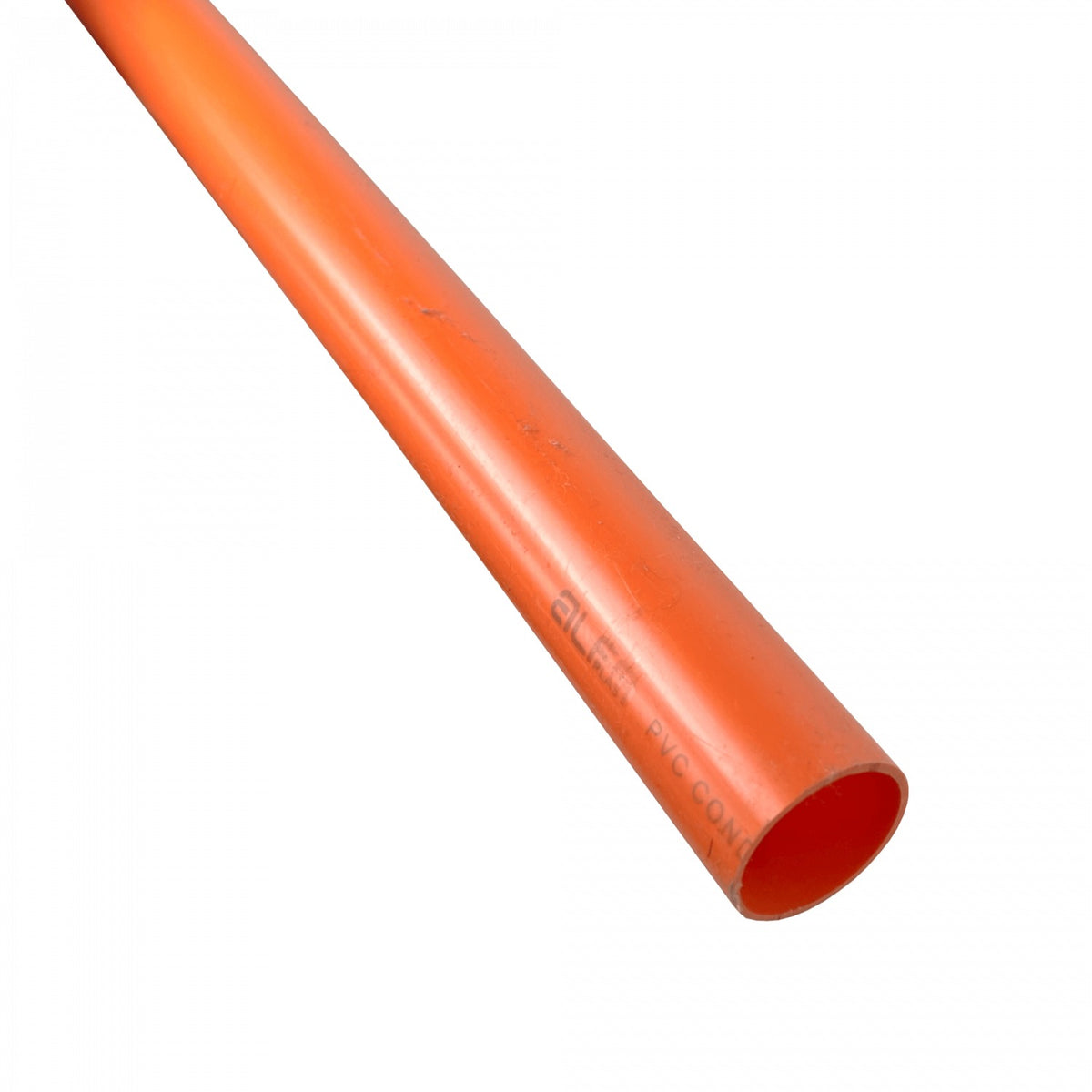NVC40-3. Tubo conducto PVC naranjo 3 metros diámetro 40mm grosor 1,2mm con certificación SEC