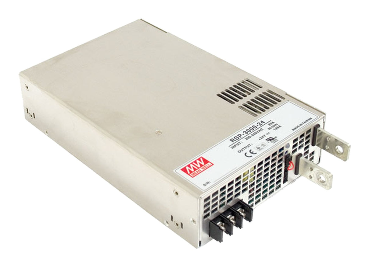 Fuente de poder Gabinete PFC 3000W 1 Salida RSP-3000 - 24V