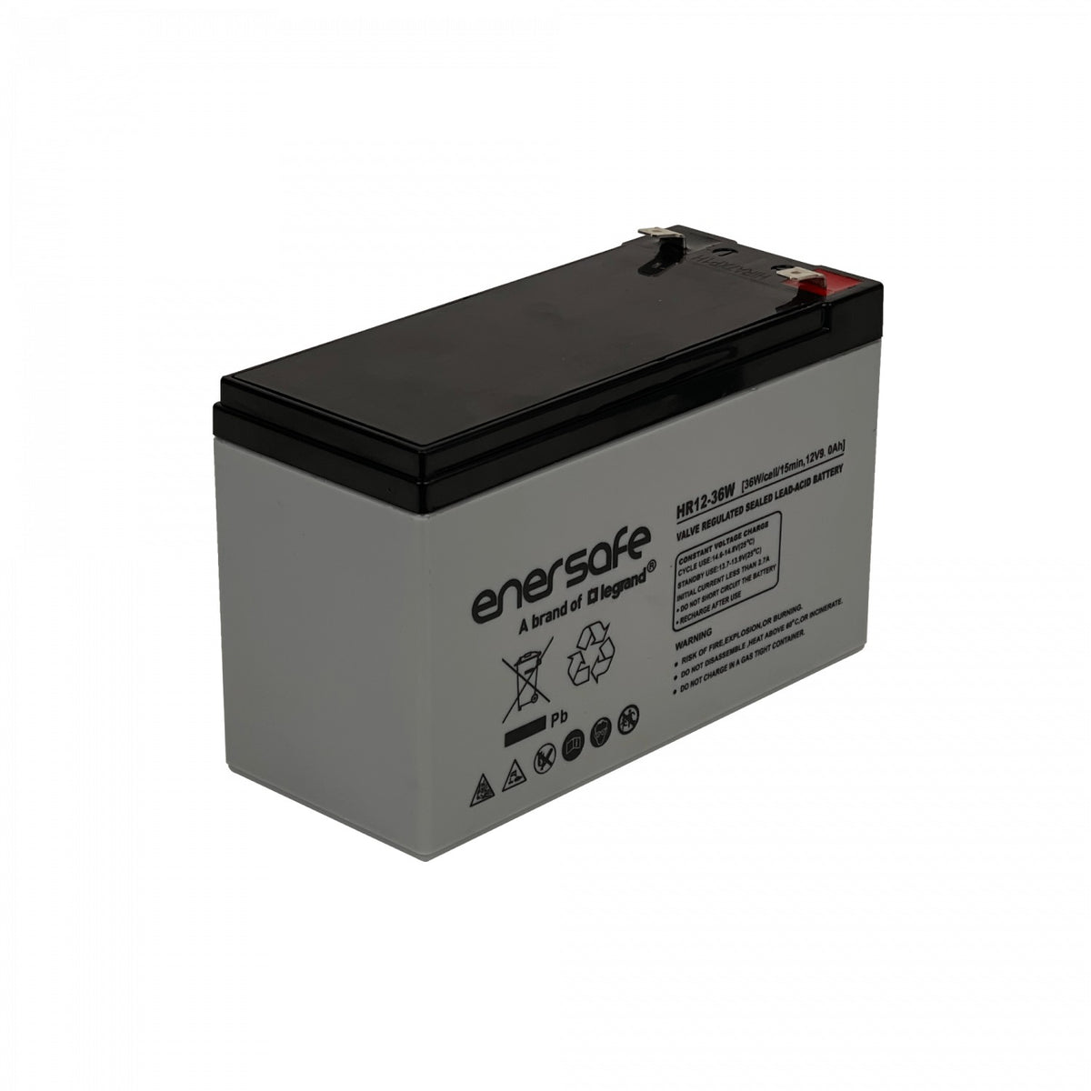BTA12-9 ENERSAFE Bateria 9,0AH Acido-Plomo 12V Sellada VRLA HR12-36W 9AH