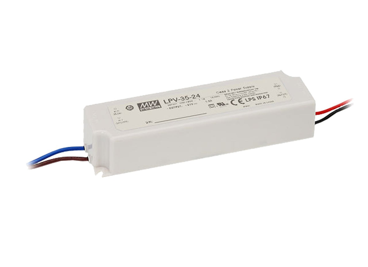 Driver LED plástico voltaje 35W LPV-35 - 24V