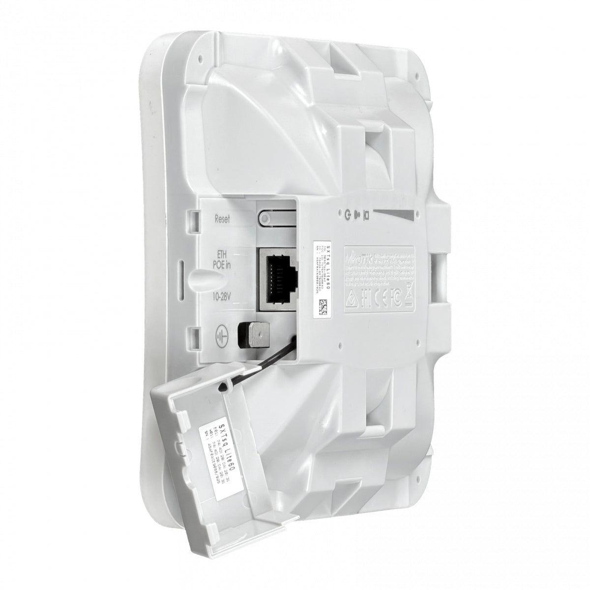 SXTSQ-LITE60 MIKROTIK 200mt 129x129mm 60GHz 802.11ad 1-100 RouterOS-L3 incl24V 0,2km