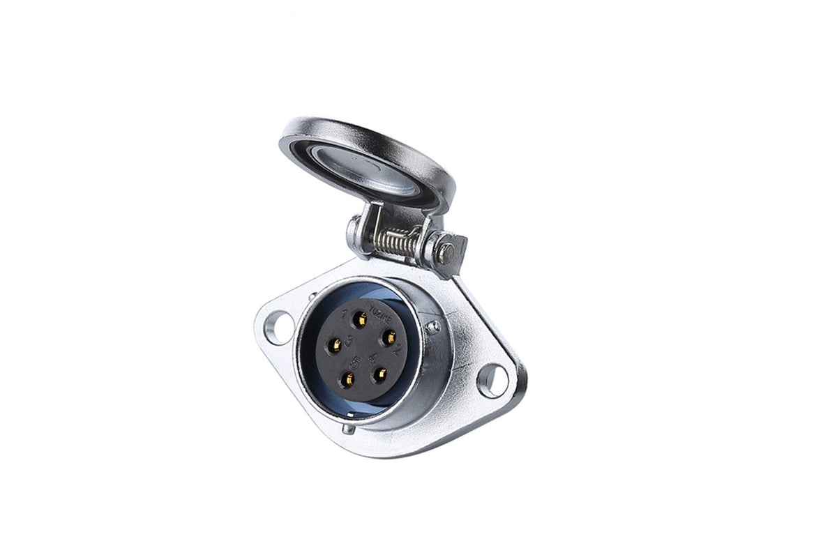 Conector Serie YA-20 Hembra 5 Socket Soldar CNLINKO