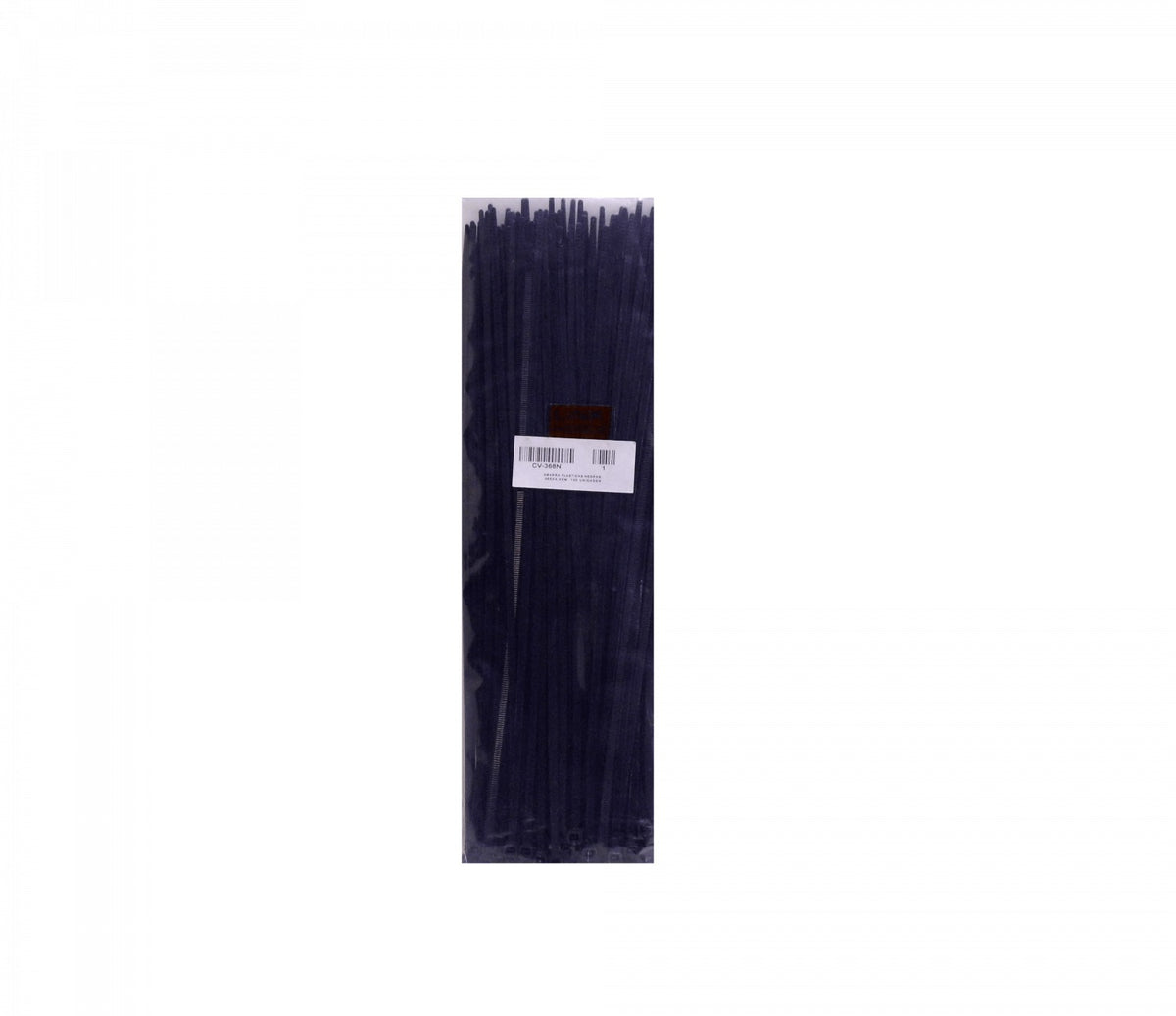 CV-368NE LINKMADE Precinto plástico Negro 368x4,8 mm resistencia 22 kg paquete 100 unidades Nylon para exterior con protección UV