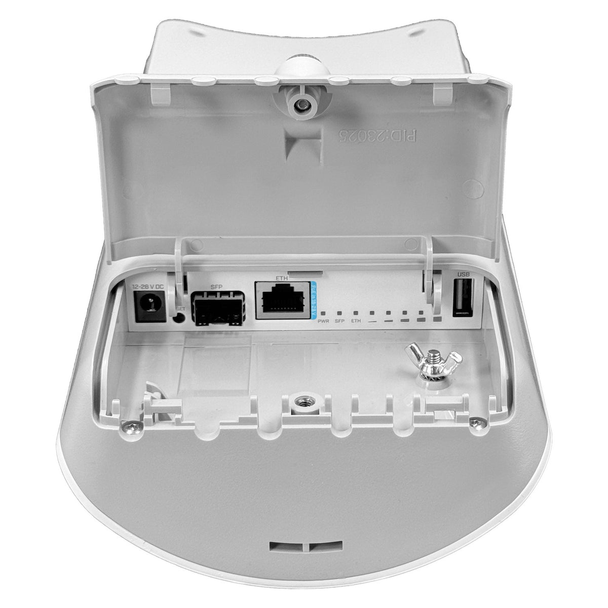 MANTBOX-AX-15S MIKROTIK 2,4/5GHz 1 puerto 1000 1 ranura SFP 12/15dBi incluye24V L22UGS-5HAXD2HAXD-15S