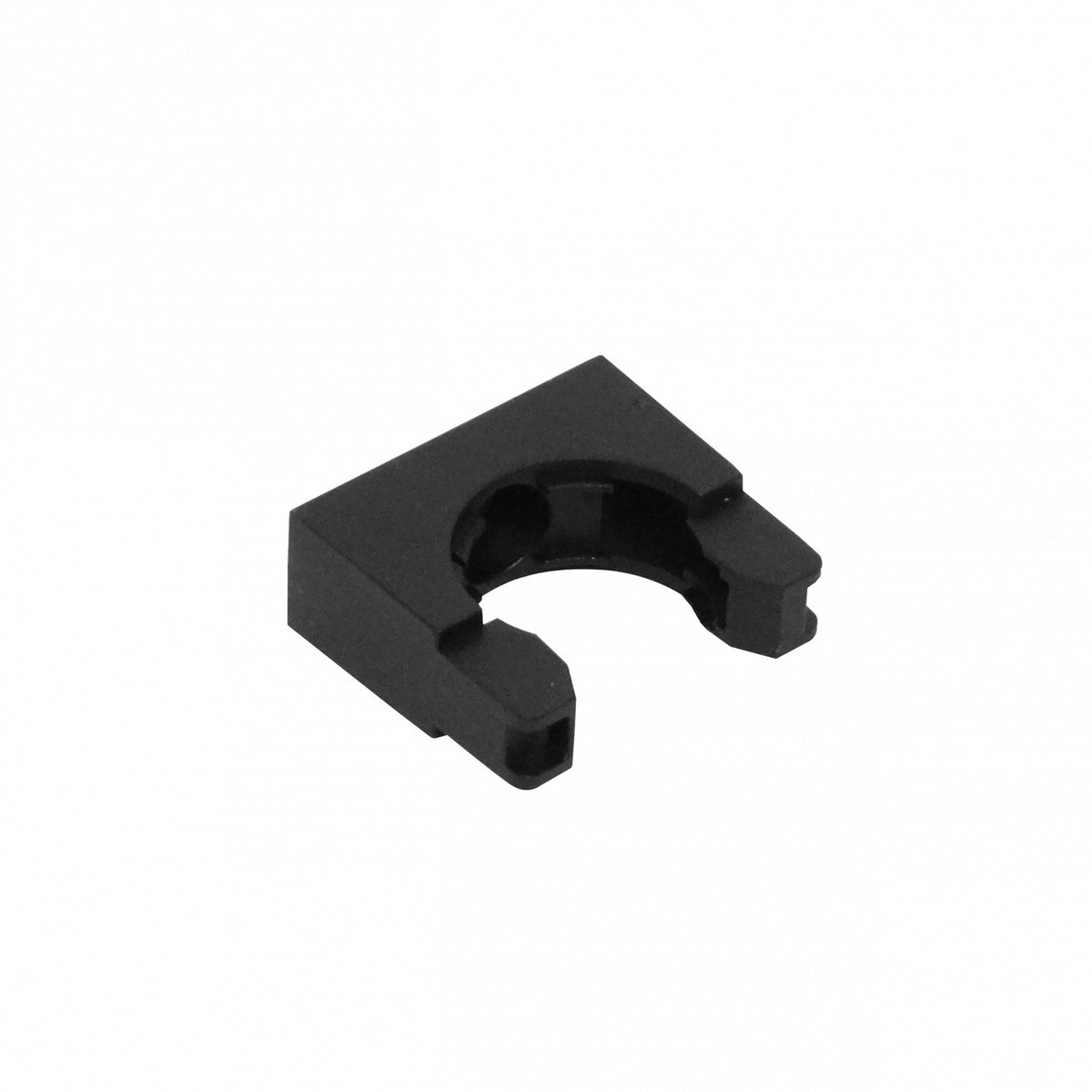 FLEP25-A 25mm Soporte Abrazadera para Conduit Flexible Plastico Negro PA