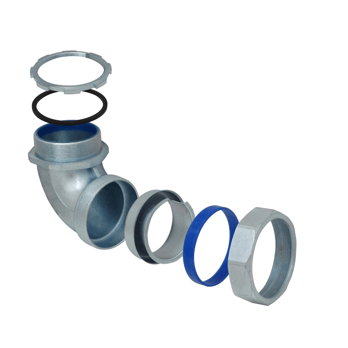 M75-SAC Metalico 75mm Conector Prensa Estopa para Flexible Aislacion IP65