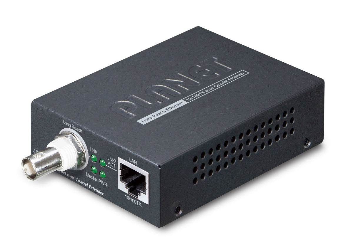 Extensor Ethernet de Largo Alcance Coaxial de 1 Puerto 10/100TX