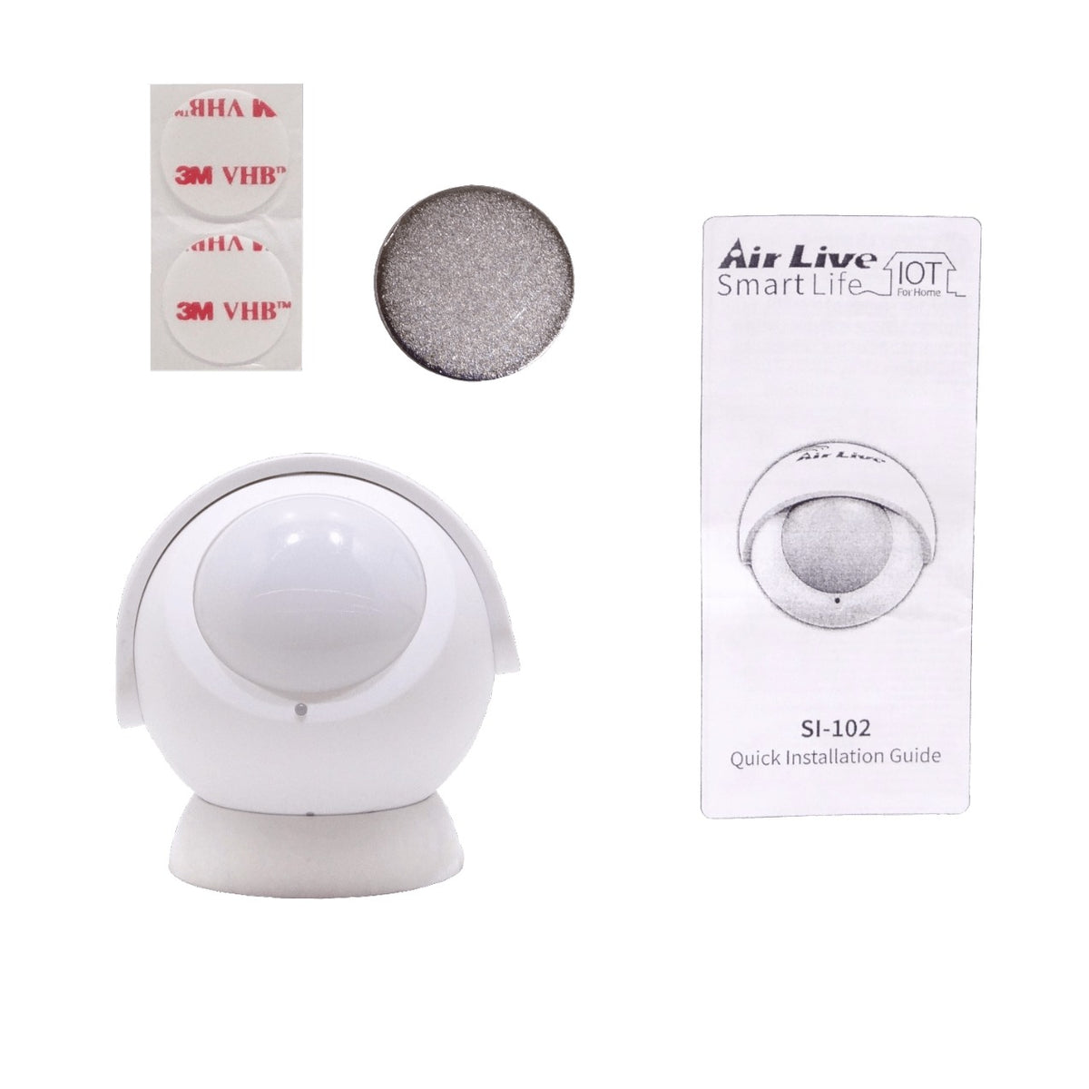 SI-102 AIRLIVE Detector Movimiento 8metros Z-Wave 870MHz incluye batería CR123A Litio