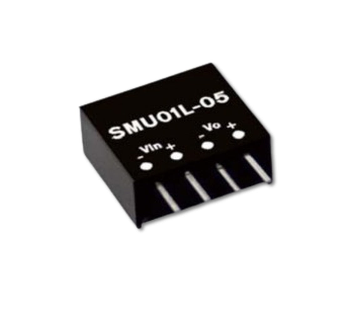 SMU01M-12 Convertidor DC-DC 1W 12V Monosalidad No Regulada Mean Well