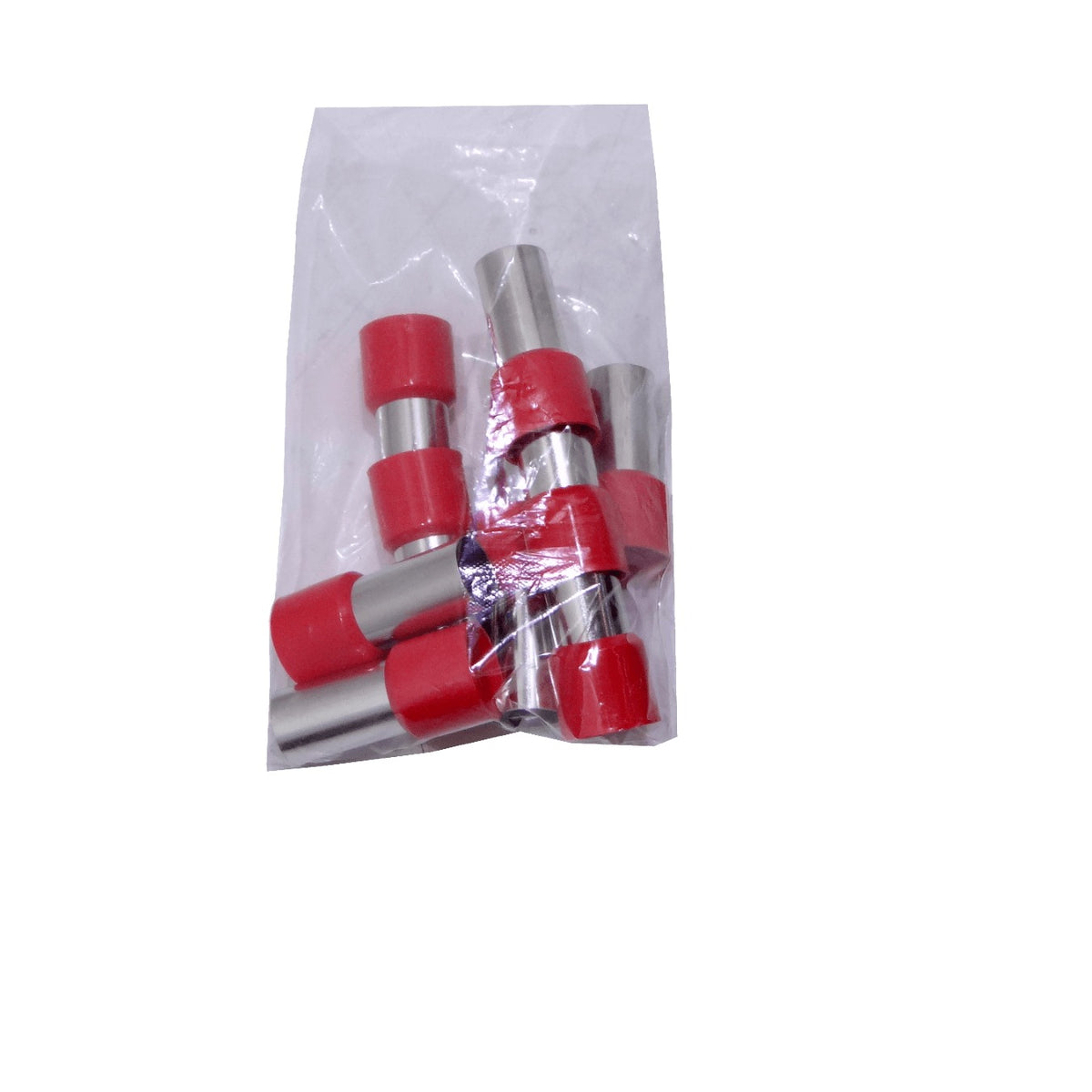 E95-25-R Rojo 95,0mm2 25/43,0mm 10-unid AWG3/0 Ferrules Terminal Aislado Crimp