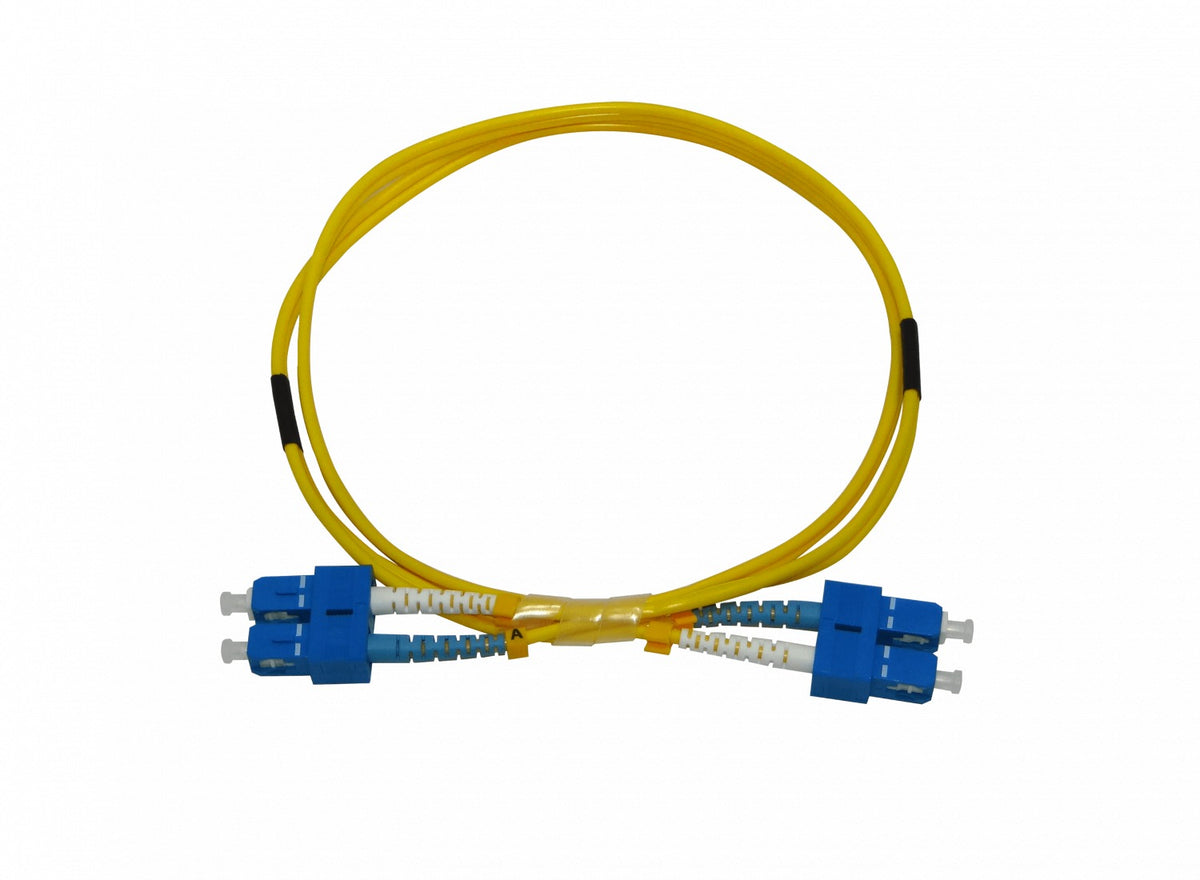 JFSCC1 Cable de Fibra Óptica MonoModo SM Dúplex SC-SC/UPC 1 metro 9/125µm 3mm