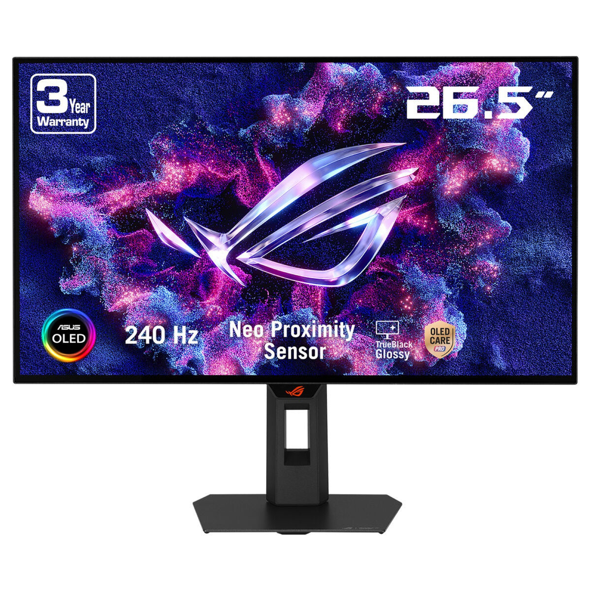 Monitor ROG 27"WOLED 2560x1440 240Hz 0,03ms HDMI DP USB-C