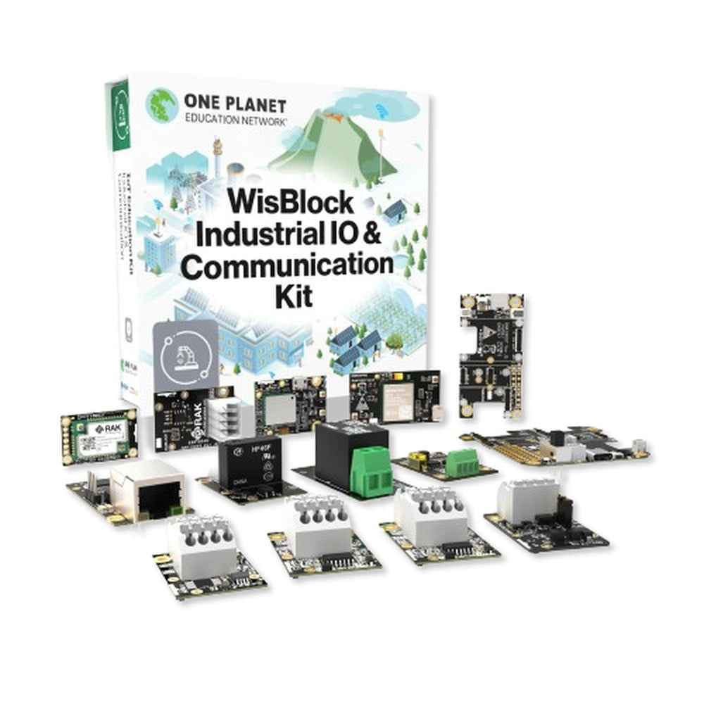 WisBlock Industrial IO and Communication Kit - Education Kit (relé RAK13007 220V, 900MHz) - RAK5860 NB-IoT (Quectel BG77)