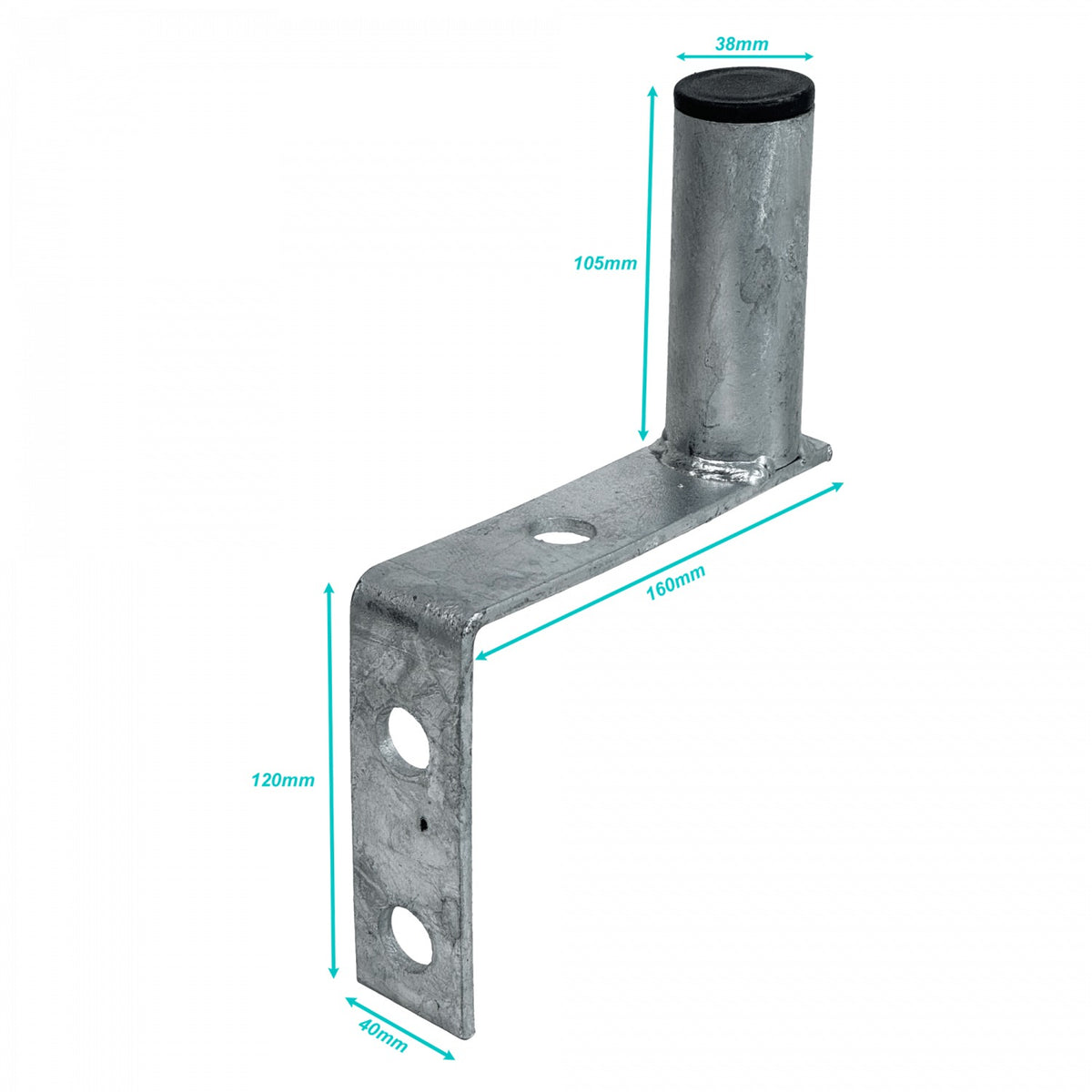 MINIWALL Tipo-S Soporte Metálico Hierro para Pared Wallmount Abrazadera