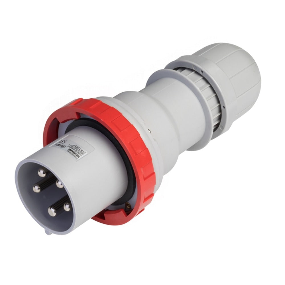 ENCHUFE MACHO VOLANTE 3P+N+T IP66/IP67 63A 6h 346-415V