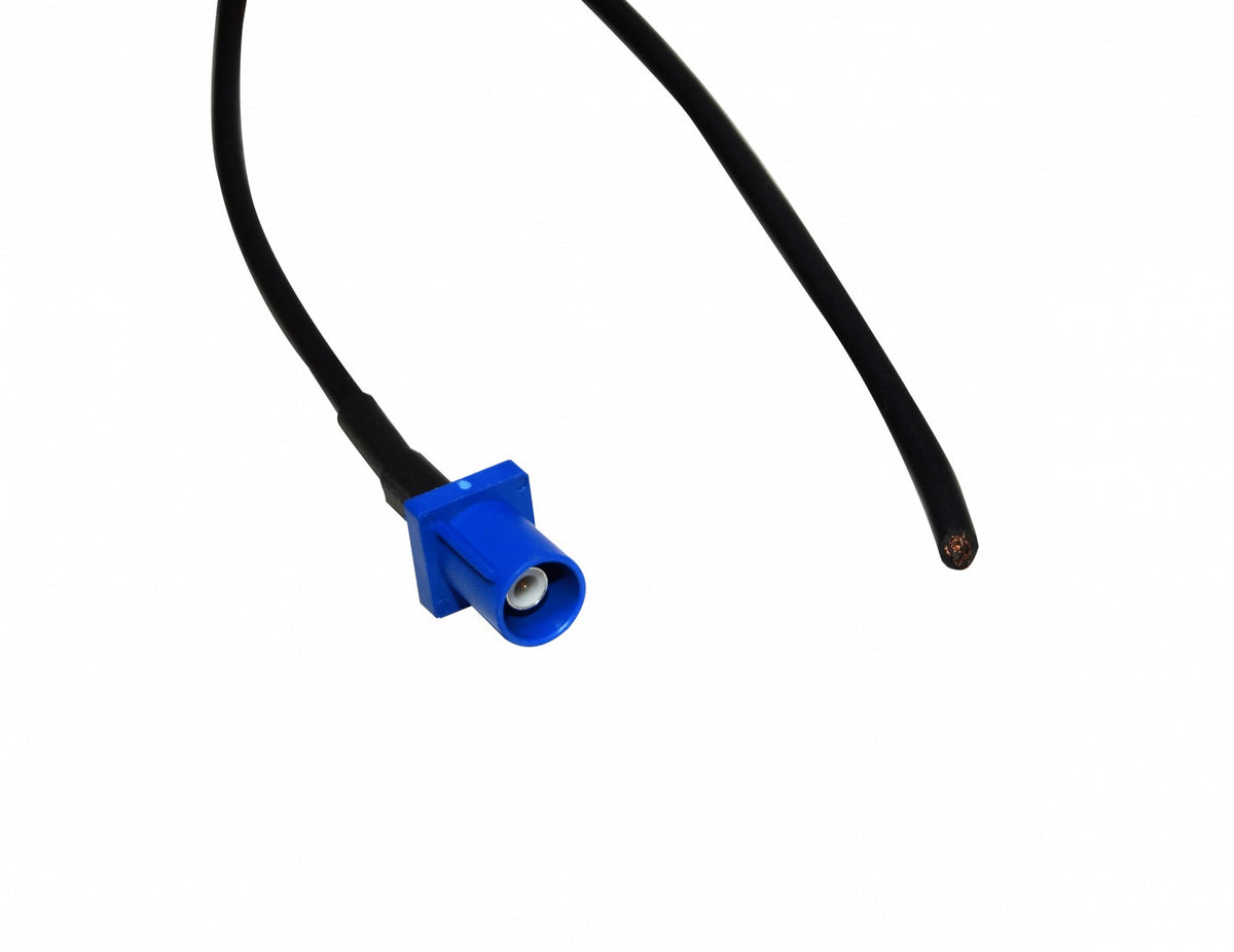 CA-FKM Pigtail 100cm FAKRA-C-Macho Automotriz 1mt RG174-Negro