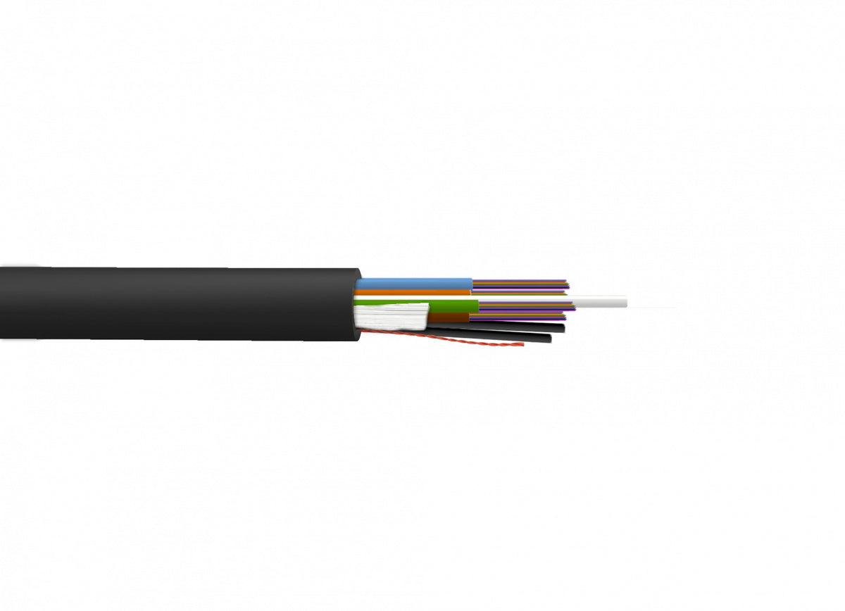 CFSJ48 SM 48-Fibras-G652D LSZH 10mm 2-FRP-2,5mm Cable Monomodo x-mt 2km s/gel