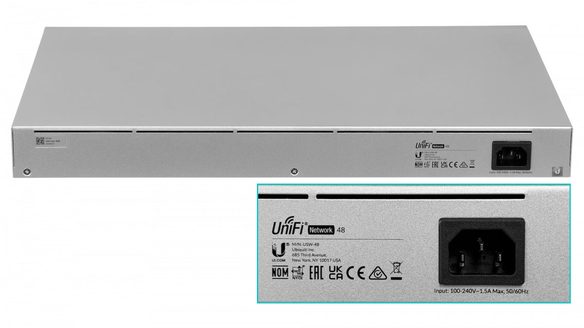 USW-48. UI Pantalla LCD 1.3 48-1000 4-SFP requiere UniFi Switch Administrable Capa 2 Rack USW-48-EU UBIQUITI
