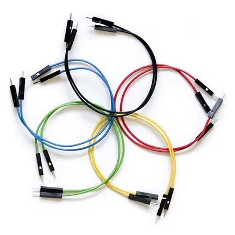 Conectores Dupont para Protoboard de Género Macho a Macho, Cantidad 10 Piezas