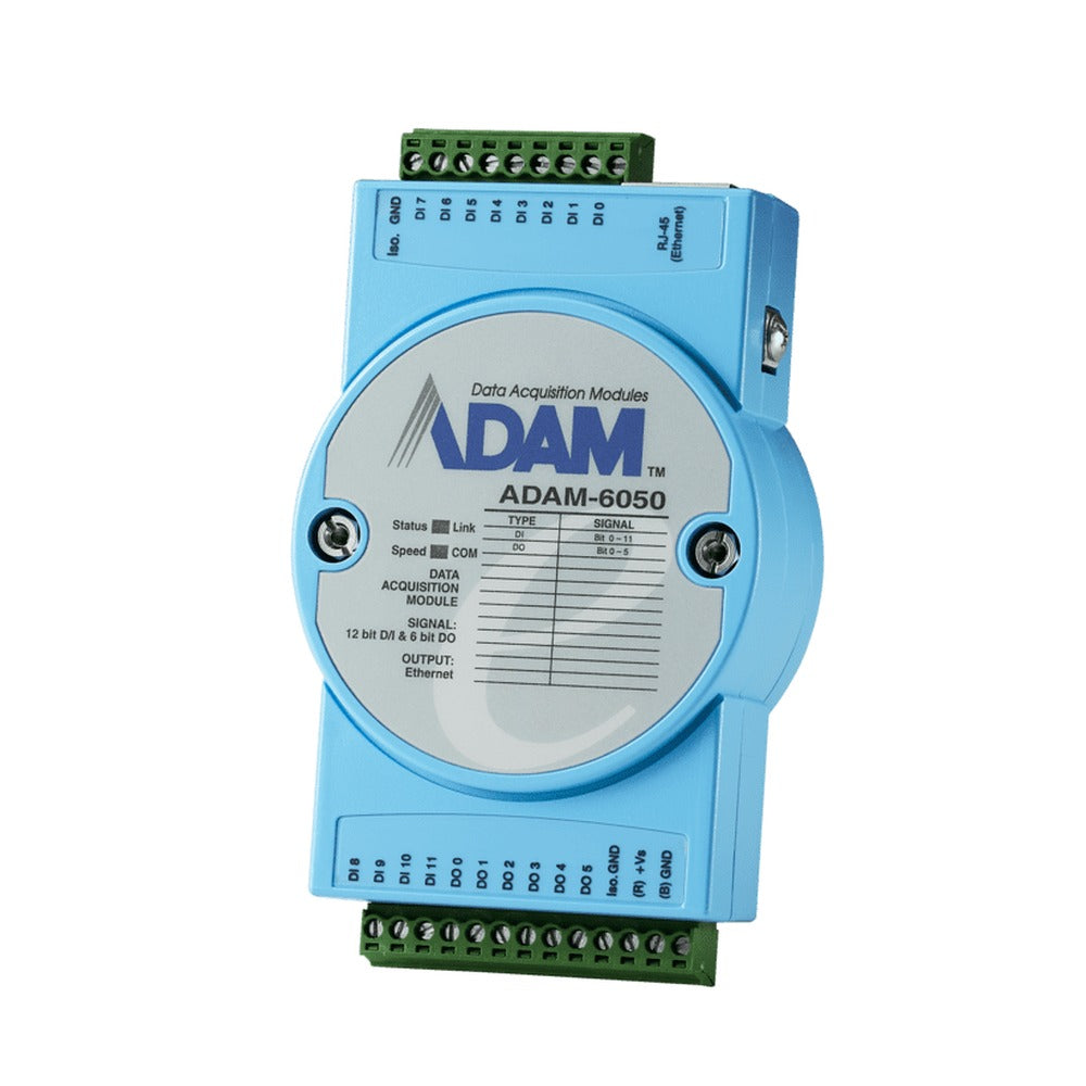 E/S remotas Ethernet Modbus/SNMP/MQTT IoT 12DI/6DO