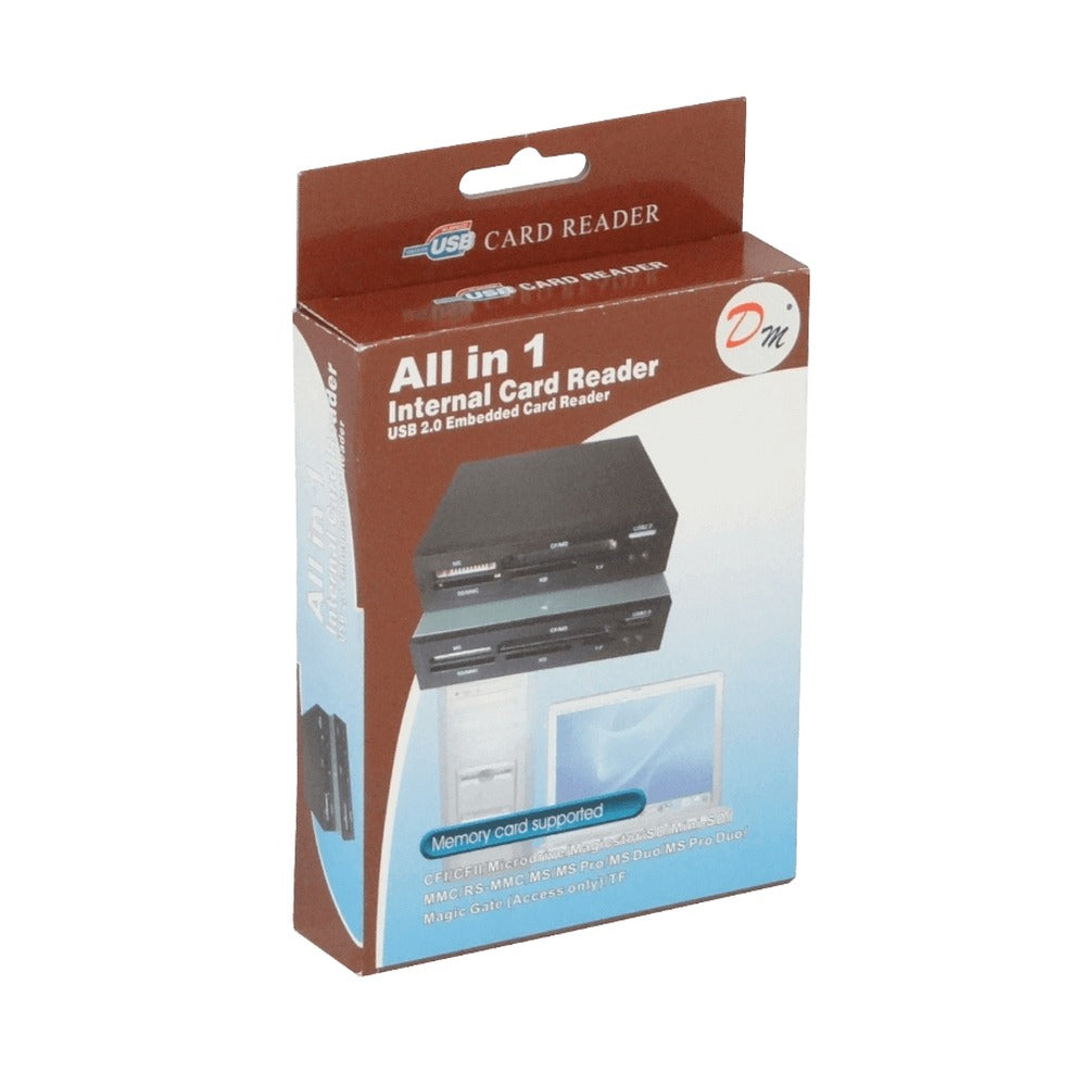 LECTOR-SD Lector Grabador Memorias interno PC SD MMC MS CF MD XD T-F USB-AH