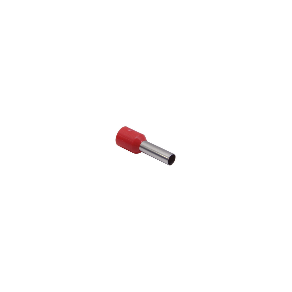 E6012-R Rojo 6,0mm2 12/20mm Paquete-100 AWG10 Punta Terminal Aislada Prensable