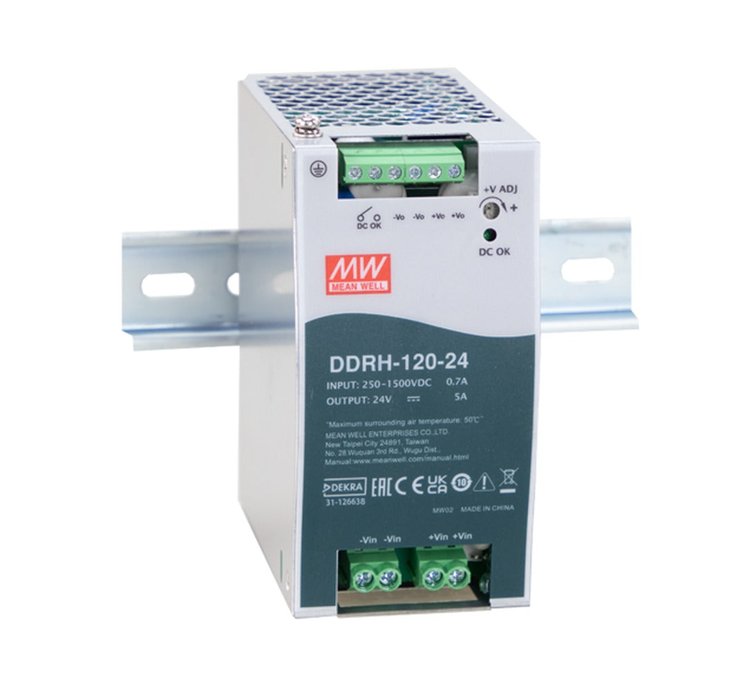 Conversor DC-DC entrada 250 a 1500VDC 120W DDRH-120 - 12V