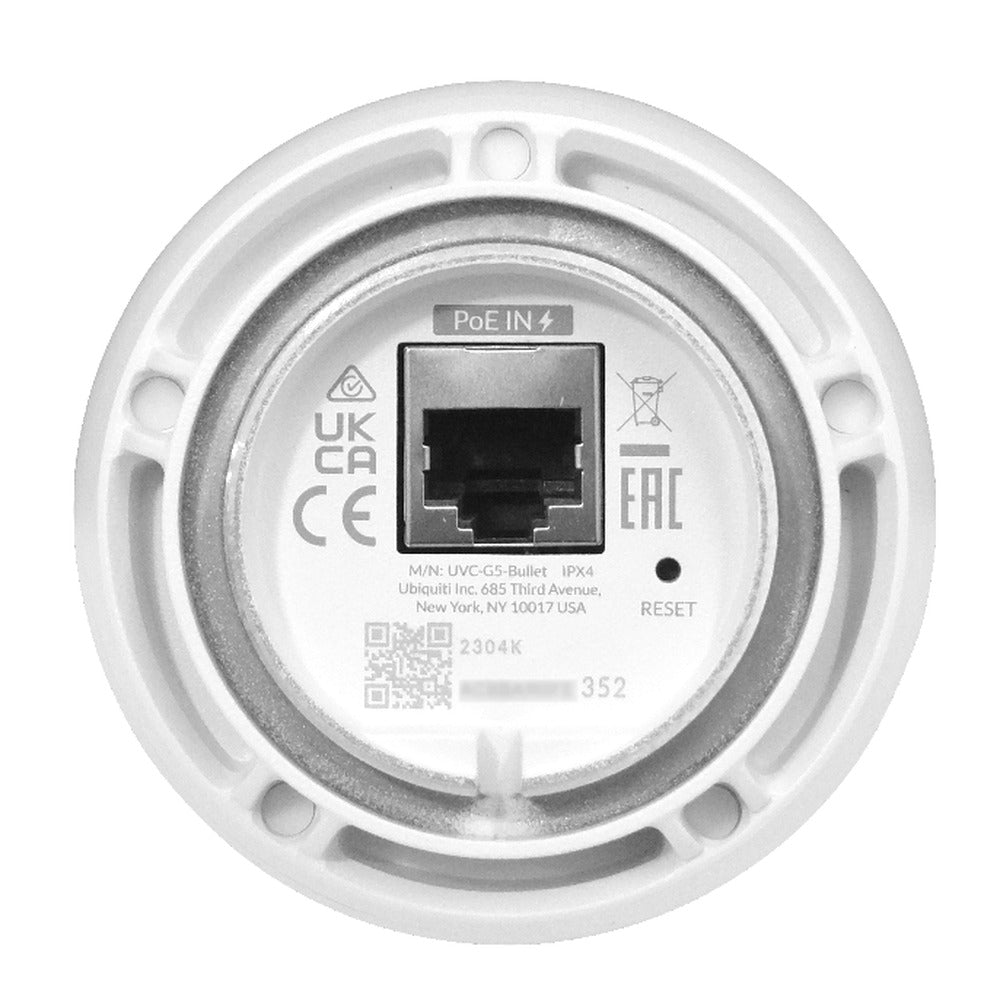 UVC-G5-BULLET-LIQ UBIQUITI USADA 1un Proyectil 84x45º 1-100 1512p IK04 IPX4 Dispositivo Captura Infrarrojo Micrófono req
