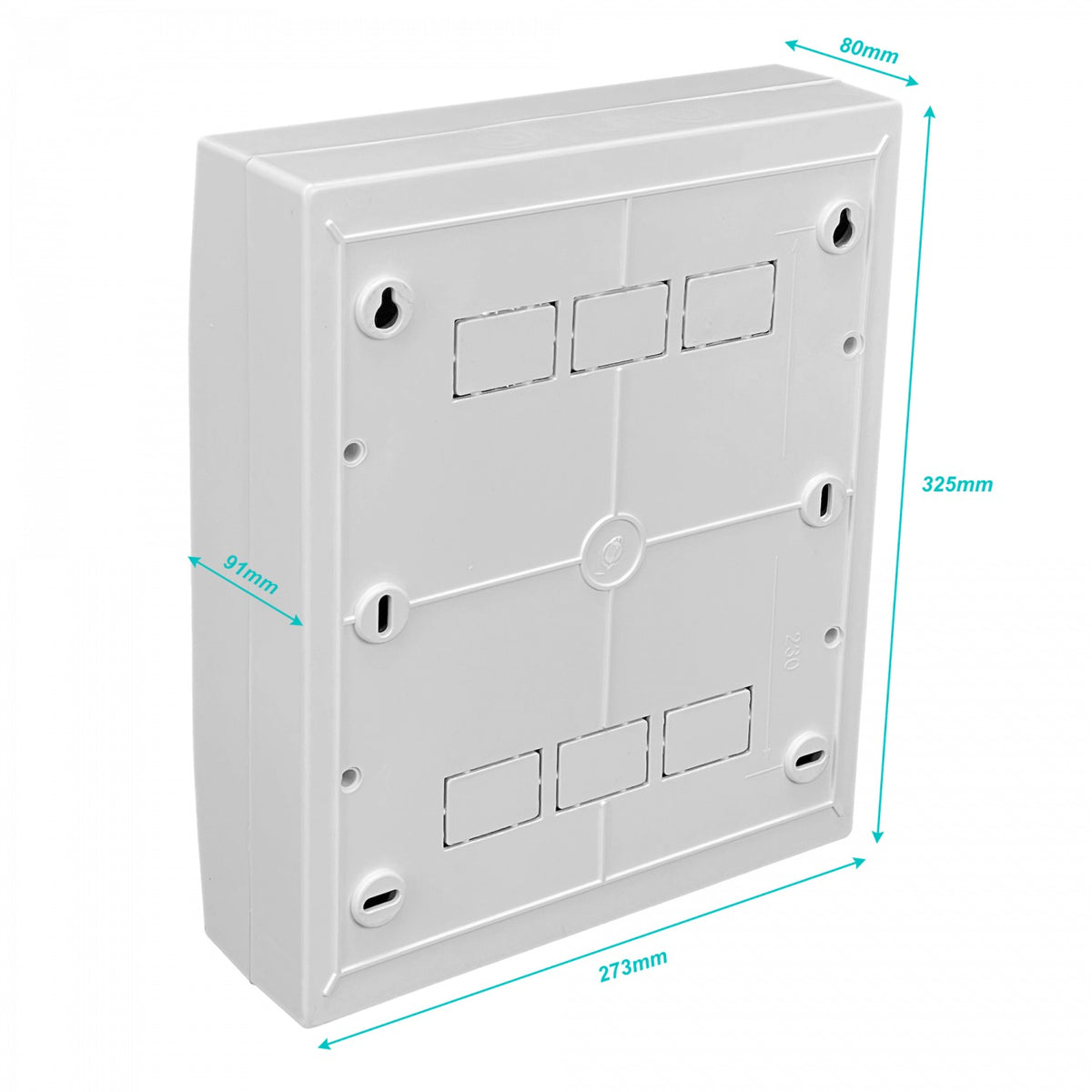 CADIN-24S LEXO Tablero Sobreponer LSZH 24 Modulos Riel Din IP41 IK08 5399124