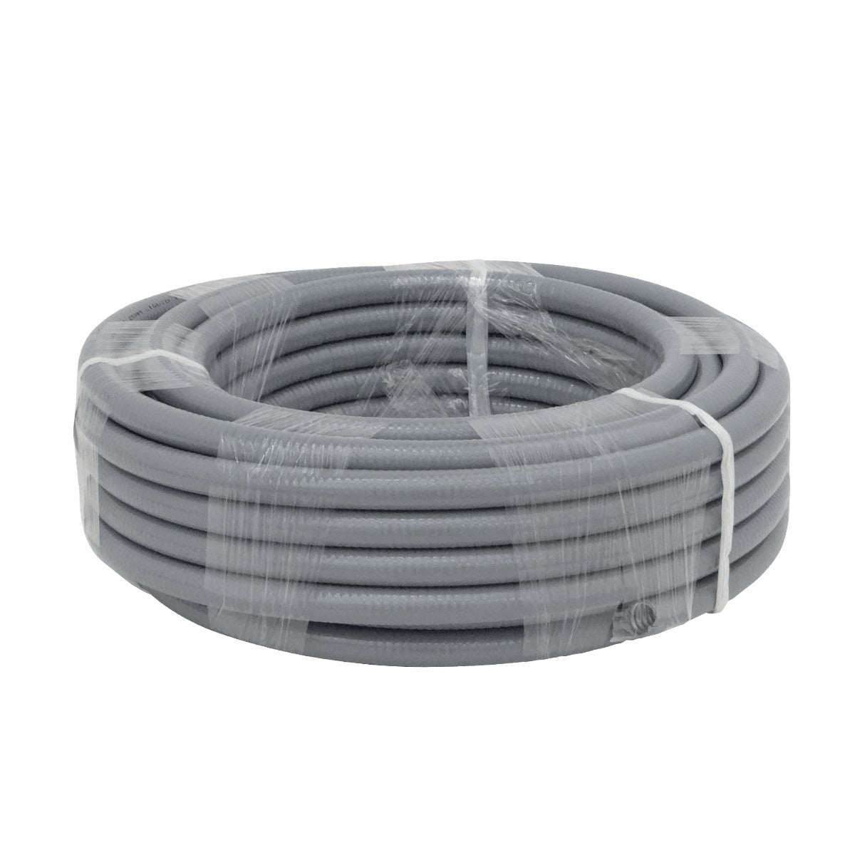 FLEXU-25 Rollo de 30 Metros de Tubería Conduit Metálica Semi-Flexible Recubierta de PVC de 25mm (3/4 de Pulgada)